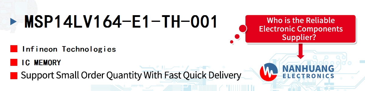 MSP14LV164-E1-TH-001 Infineon IC MEMORY