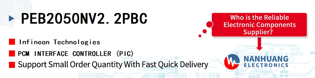 PEB2050NV2.2PBC Infineon PCM INTERFACE CONTROLLER (PIC)