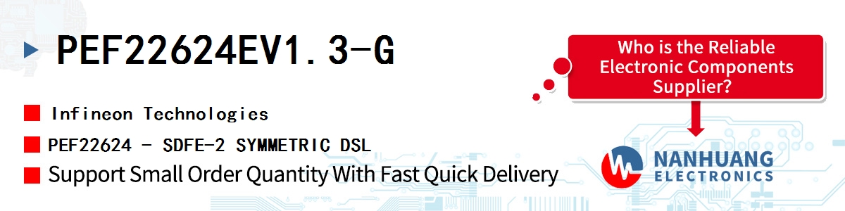 PEF22624EV1.3-G Infineon PEF22624 - SDFE-2 SYMMETRIC DSL