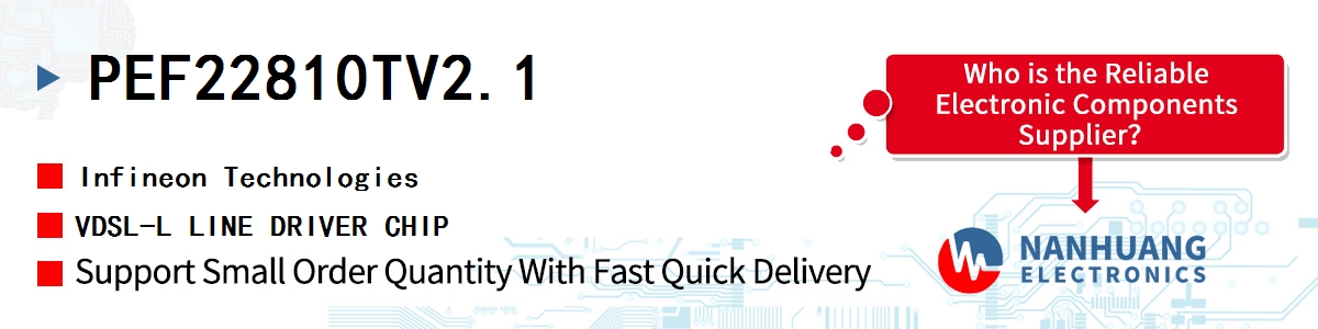 PEF22810TV2.1 Infineon VDSL-L LINE DRIVER CHIP