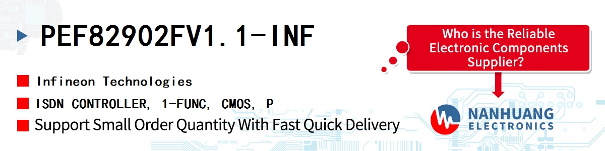 PEF82902FV1.1-INF Infineon ISDN CONTROLLER, 1-FUNC, CMOS, P