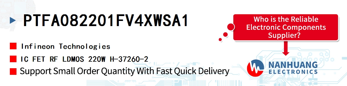 PTFA082201FV4XWSA1 Infineon IC FET RF LDMOS 220W H-37260-2