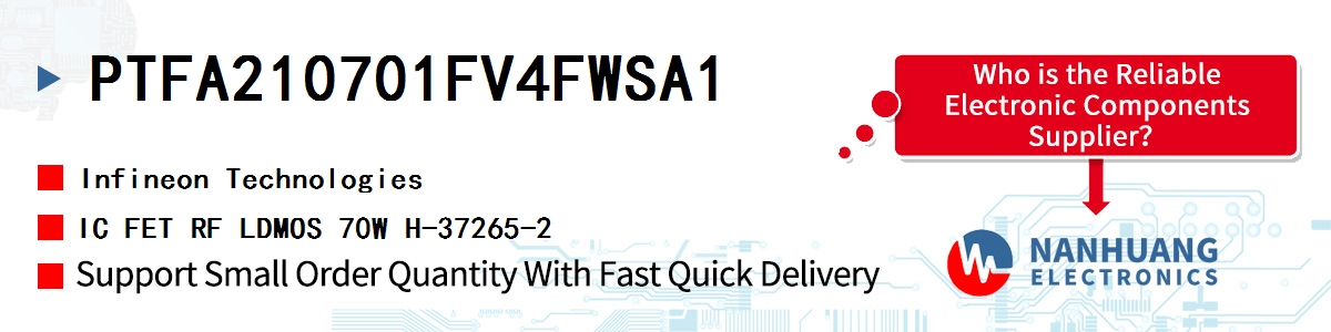 PTFA210701FV4FWSA1 Infineon IC FET RF LDMOS 70W H-37265-2