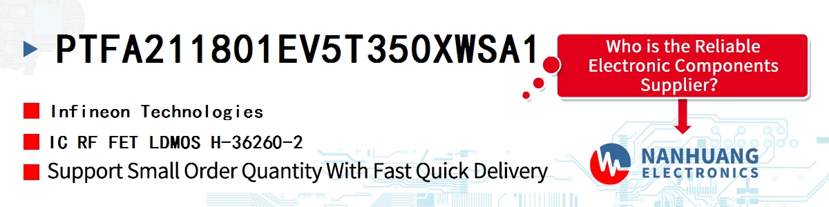 PTFA211801EV5T350XWSA1 Infineon IC RF FET LDMOS H-36260-2