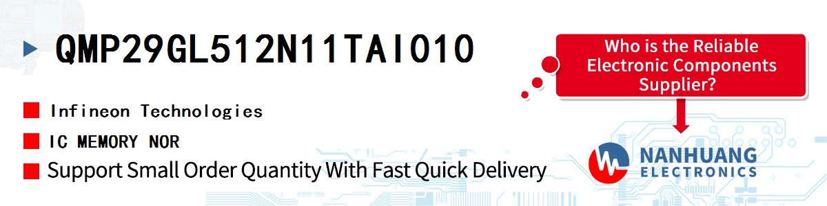 QMP29GL512N11TAI010 Infineon IC MEMORY NOR