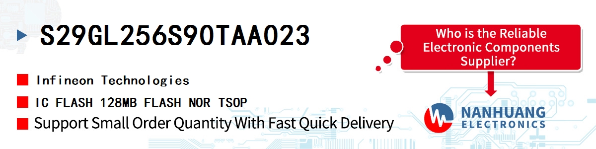 S29GL256S90TAA023 Infineon IC FLASH 128MB FLASH NOR TSOP