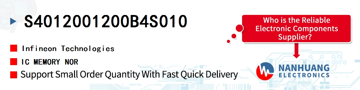 S4012001200B4S010 Infineon IC MEMORY NOR