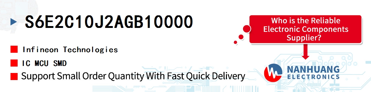 S6E2C10J2AGB10000 Infineon IC MCU SMD