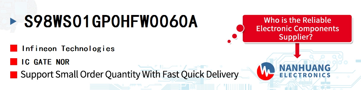 S98WS01GP0HFW0060A Infineon IC GATE NOR