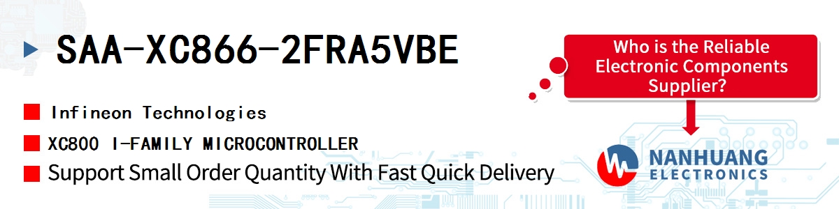 SAA-XC866-2FRA5VBE Infineon XC800 I-FAMILY MICROCONTROLLER