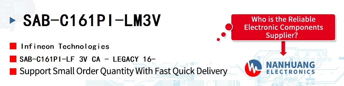 SAB-C161PI-LM3V Infineon SAB-C161PI-LF 3V CA - LEGACY 16-