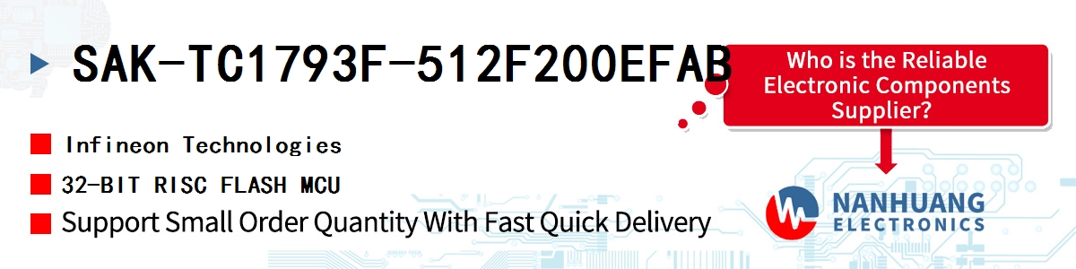 SAK-TC1793F-512F200EFAB Infineon 32-BIT RISC FLASH MCU