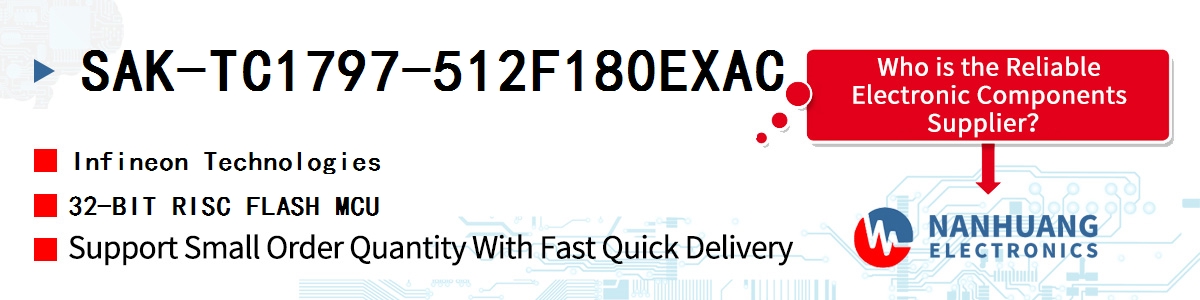 SAK-TC1797-512F180EXAC Infineon 32-BIT RISC FLASH MCU