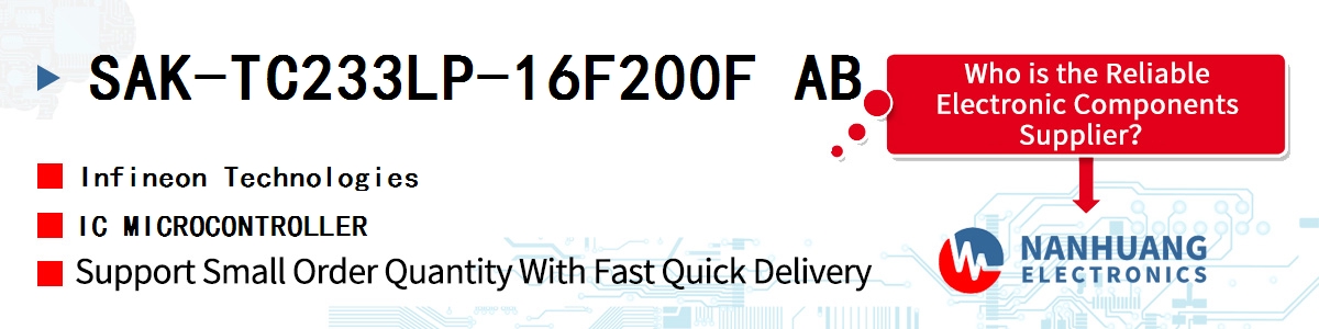 SAK-TC233LP-16F200F AB Infineon IC MICROCONTROLLER