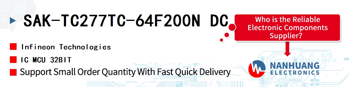 SAK-TC277TC-64F200N DC Infineon IC MCU 32BIT