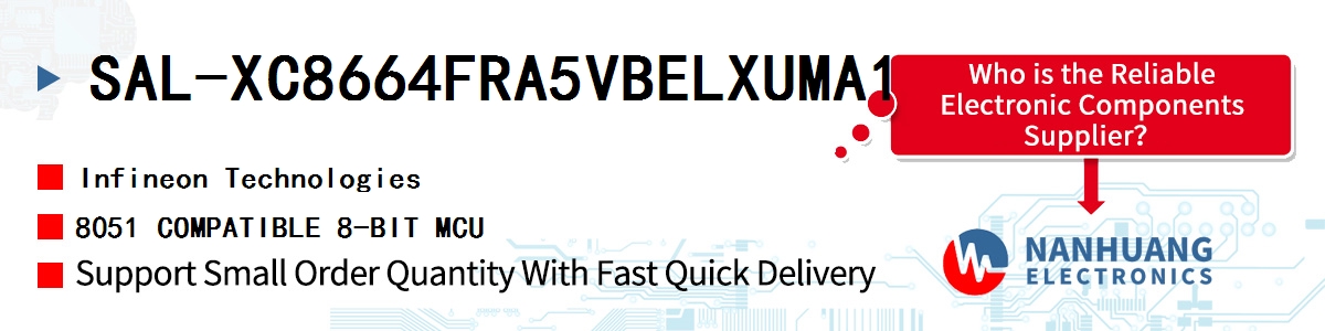 SAL-XC8664FRA5VBELXUMA1 Infineon 8051 COMPATIBLE 8-BIT MCU