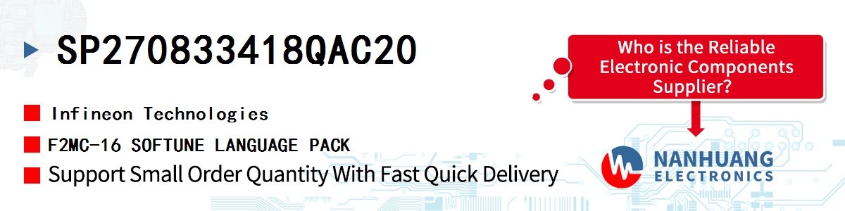 SP270833418QAC20 Infineon F2MC-16 SOFTUNE LANGUAGE PACK