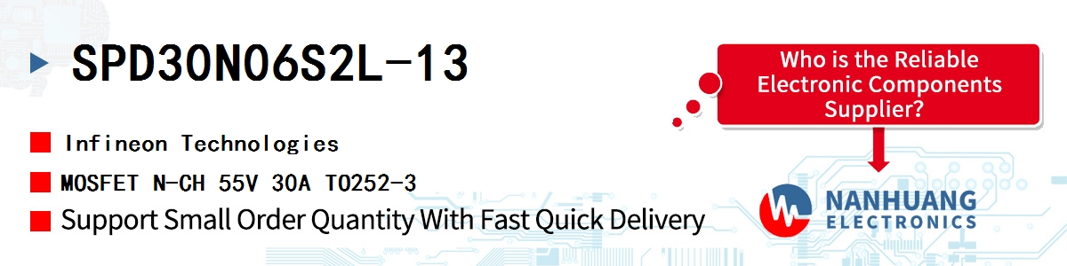 SPD30N06S2L-13 Infineon MOSFET N-CH 55V 30A TO252-3