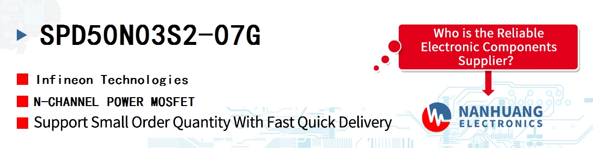 SPD50N03S2-07G Infineon N-CHANNEL POWER MOSFET