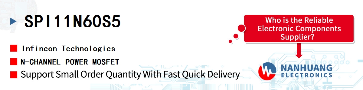 SPI11N60S5 Infineon N-CHANNEL POWER MOSFET