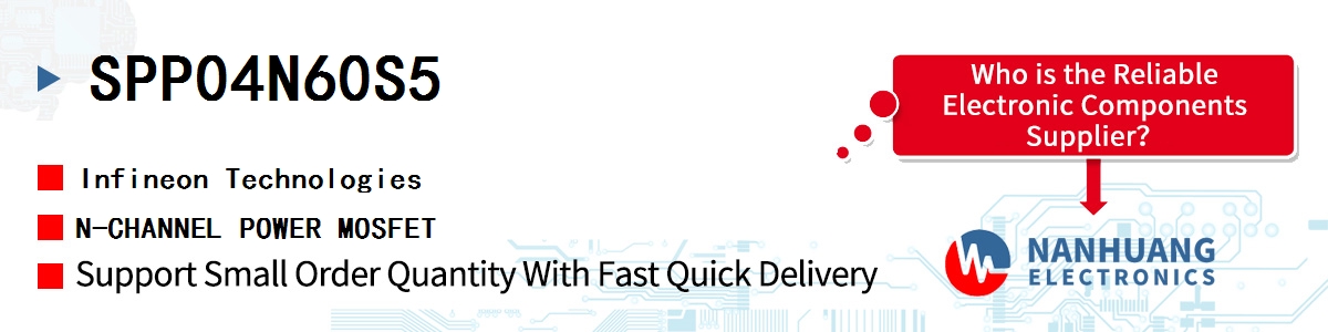 SPP04N60S5 Infineon N-CHANNEL POWER MOSFET