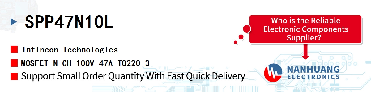 SPP47N10L Infineon MOSFET N-CH 100V 47A TO220-3