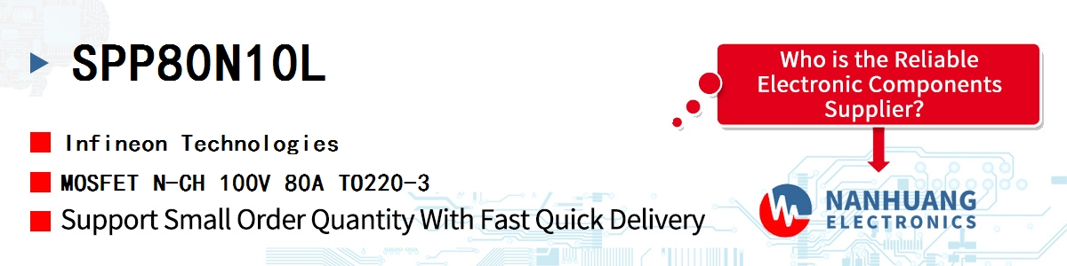 SPP80N10L Infineon MOSFET N-CH 100V 80A TO220-3
