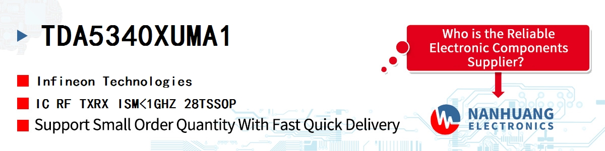 TDA5340XUMA1 Infineon IC RF TXRX ISM<1GHZ 28TSSOP