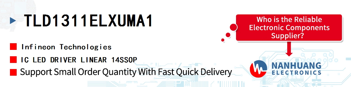 TLD1311ELXUMA1 Infineon IC LED DRIVER LINEAR 14SSOP