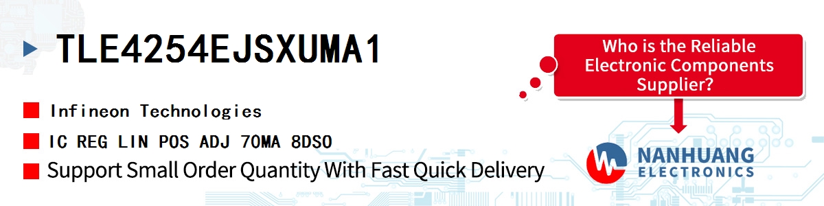 TLE4254EJSXUMA1 Infineon IC REG LIN POS ADJ 70MA 8DSO