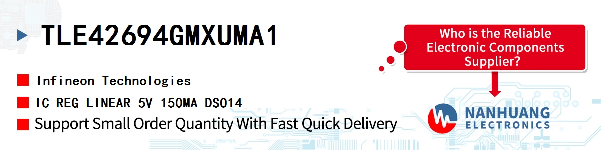 TLE42694GMXUMA1 Infineon IC REG LINEAR 5V 150MA DSO14