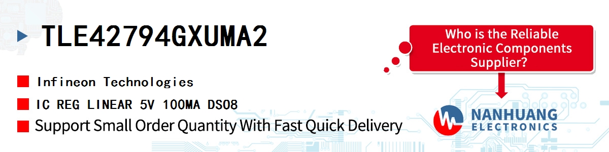 TLE42794GXUMA2 Infineon IC REG LINEAR 5V 100MA DSO8