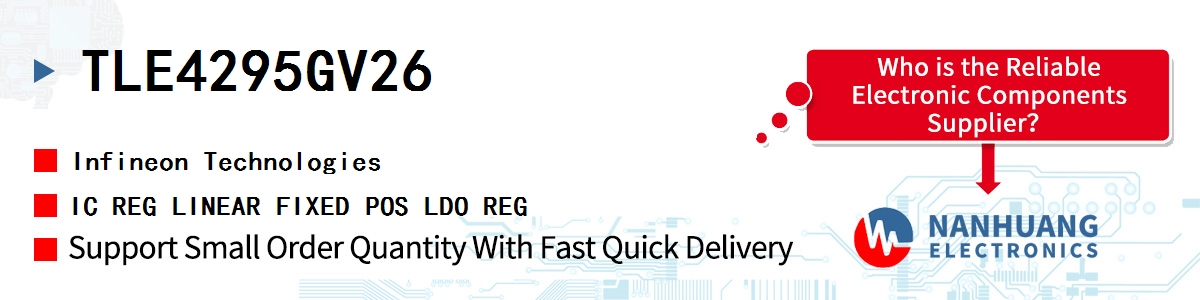 TLE4295GV26 Infineon IC REG LINEAR FIXED POS LDO REG