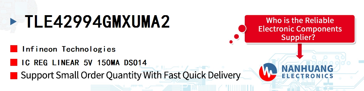TLE42994GMXUMA2 Infineon IC REG LINEAR 5V 150MA DSO14
