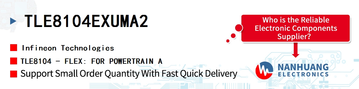 TLE8104EXUMA2 Infineon TLE8104 - FLEX: FOR POWERTRAIN A
