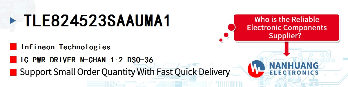 TLE824523SAAUMA1 Infineon IC PWR DRIVER N-CHAN 1:2 DSO-36