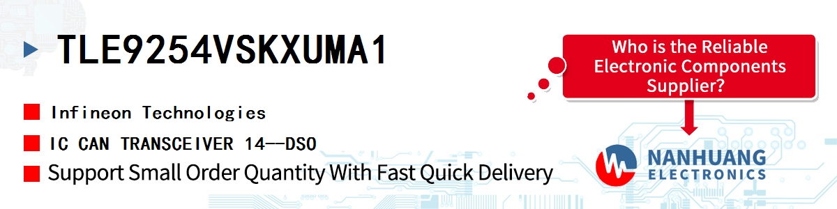 TLE9254VSKXUMA1 Infineon IC CAN TRANSCEIVER 14--DSO