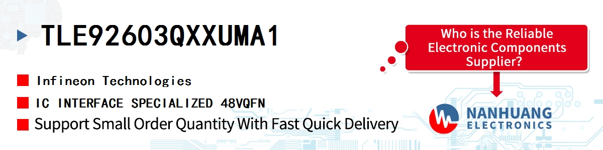 TLE92603QXXUMA1 Infineon IC INTERFACE SPECIALIZED 48VQFN