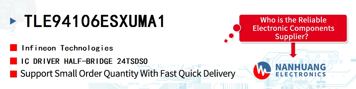 TLE94106ESXUMA1 Infineon IC DRIVER HALF-BRIDGE 24TSDSO