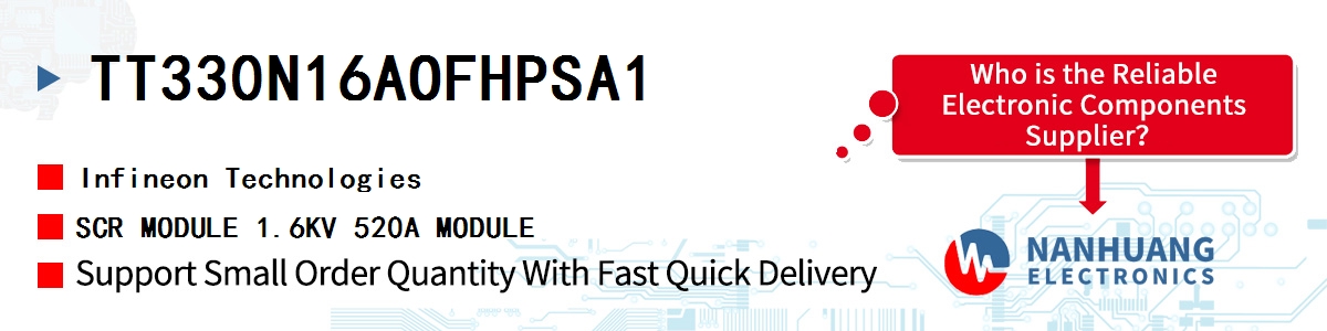 TT330N16AOFHPSA1 Infineon SCR MODULE 1.6KV 520A MODULE
