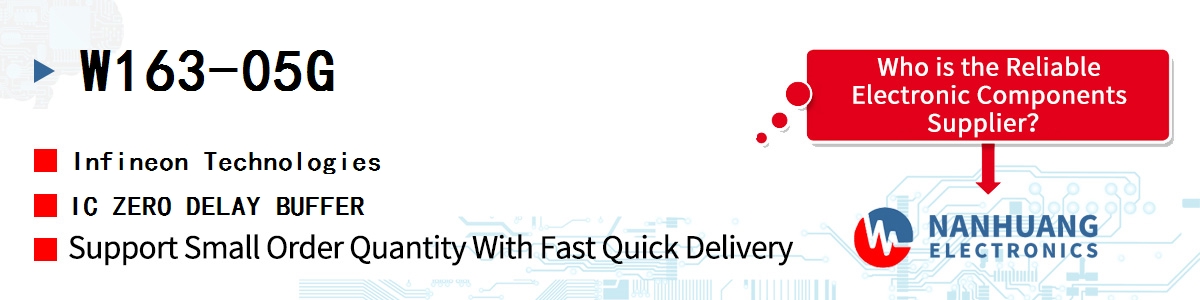 W163-05G Infineon IC ZERO DELAY BUFFER