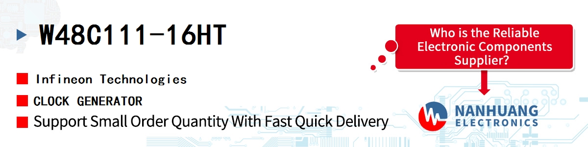 W48C111-16HT Infineon CLOCK GENERATOR